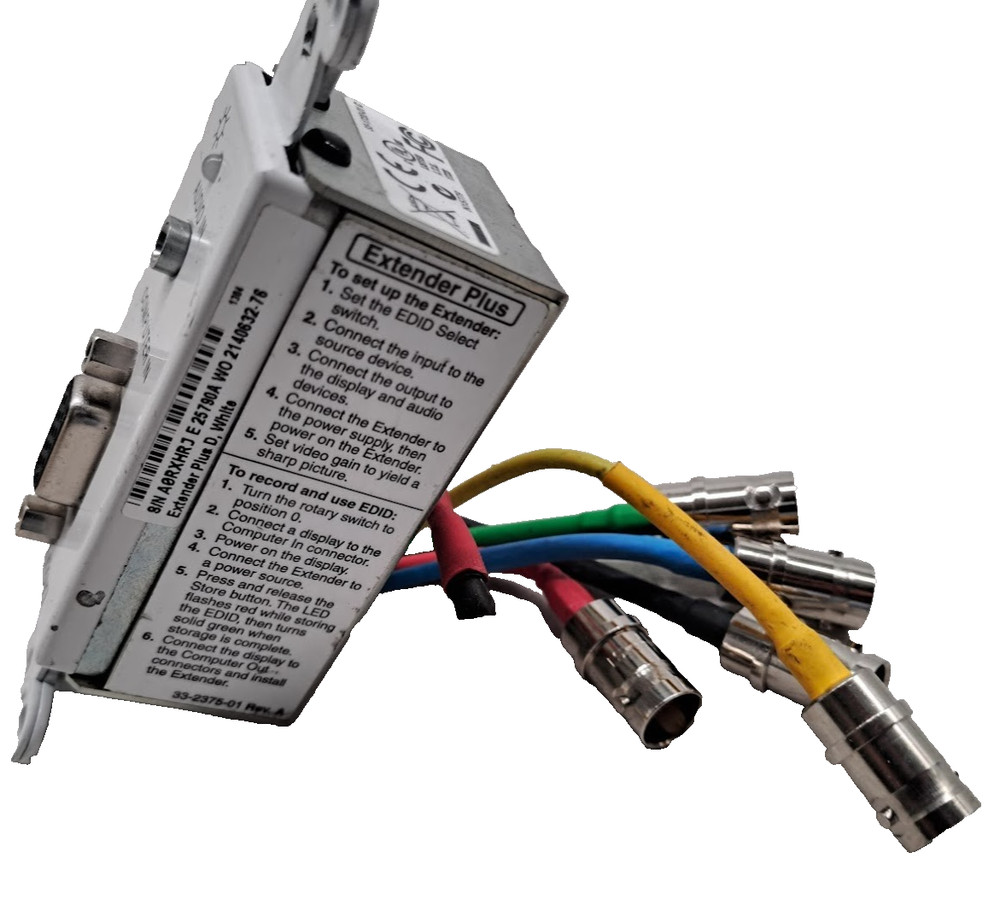 2X Extron 33-2375-01 Extender Plus D White