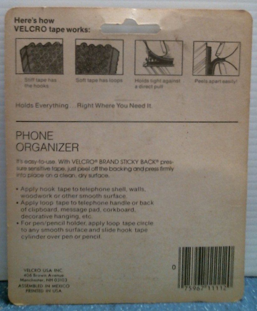 Velcro Phone Organizer Kit (H-112) FS