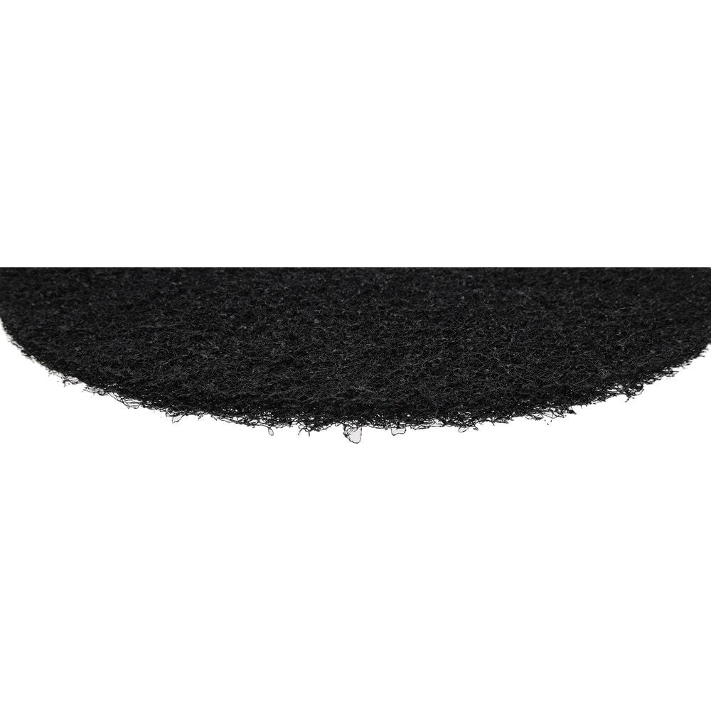 PRO SOURCE Floor Stripping Pads: 5 Pack, Black Coarse Polyester, 19" Diameter