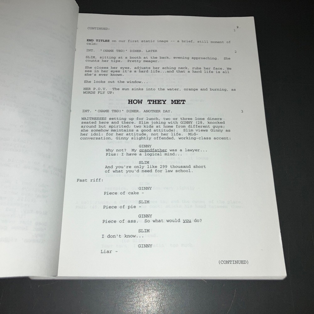 ENOUGH (2/16/01) Jennifer Lopez / Nicholas Kazan Final White Shooting Script+COA