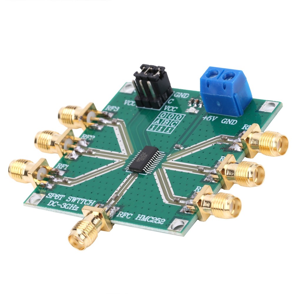 HMC252 DC-3GHz Non-Reflective RF Switch Module Single-Pole 6 Throw Switch