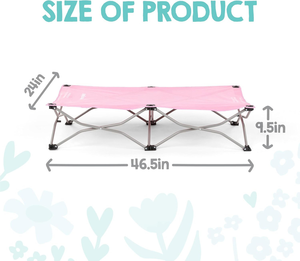 My Cot® Portable Toddler Bed, Pink