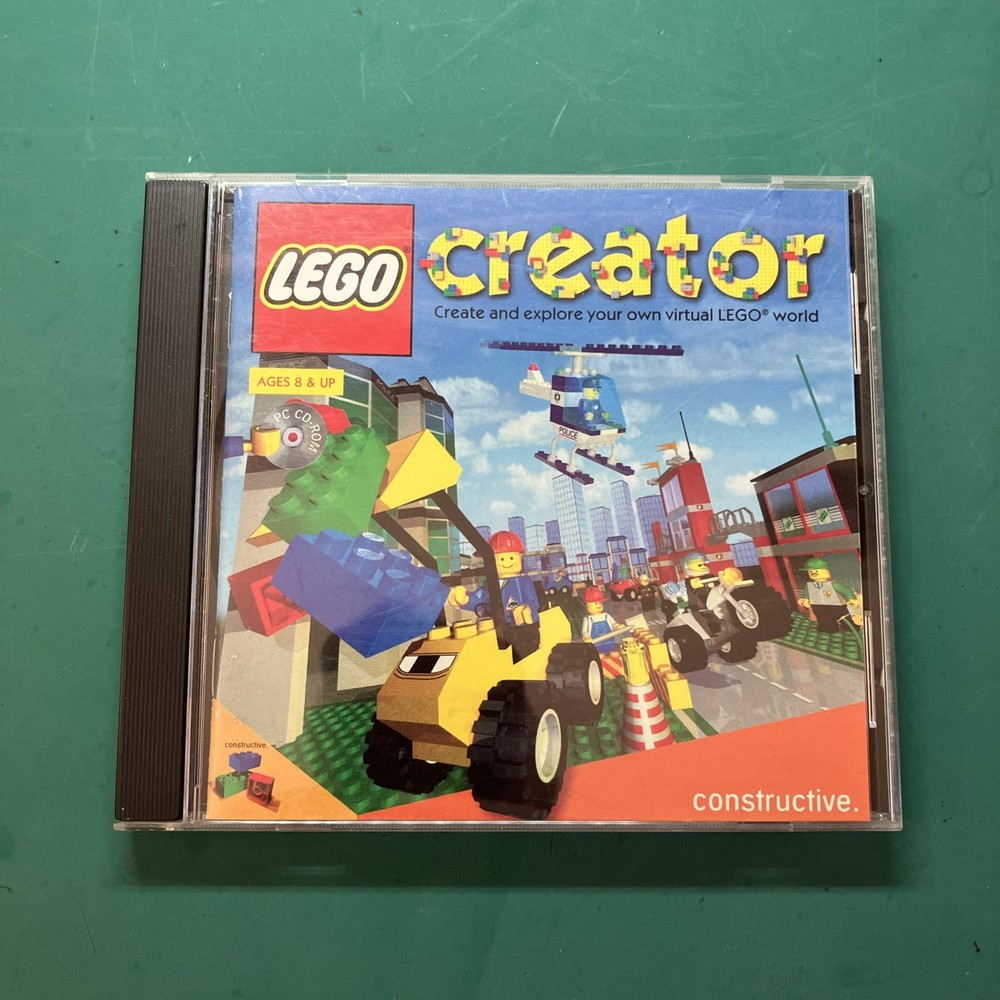 LEGO Creator CD-ROMs (2). Knights' Kingdom & Construction. VERY GOOD.