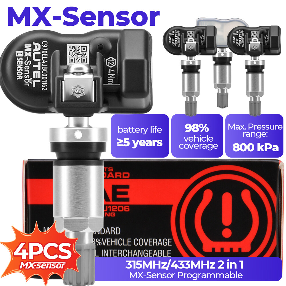 Autel MX-Sensor 315MHz & 433MHz programmable TPMS Universal Tire Pressure Sensor