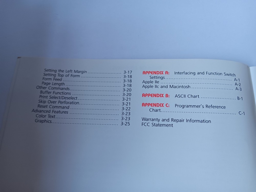 Okidata Okimate 20 Printer Manual For Apple Computers