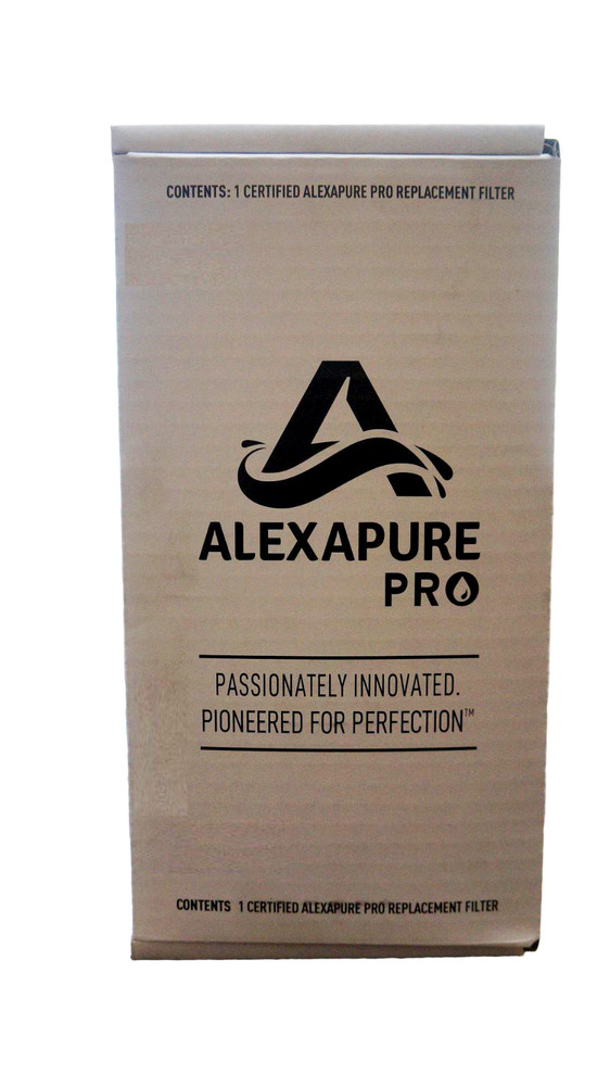 Genuine Alexapure PRO 2387 Replacement Water Filter x2 Filter Pack Black