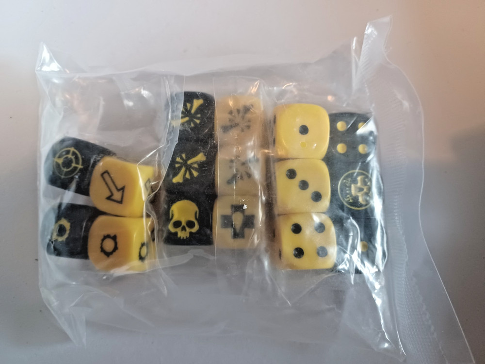 Underhive Starter Set Dice-OOP-Gang-Goliath-Escher-Orlock-Van Saar-Necromunda