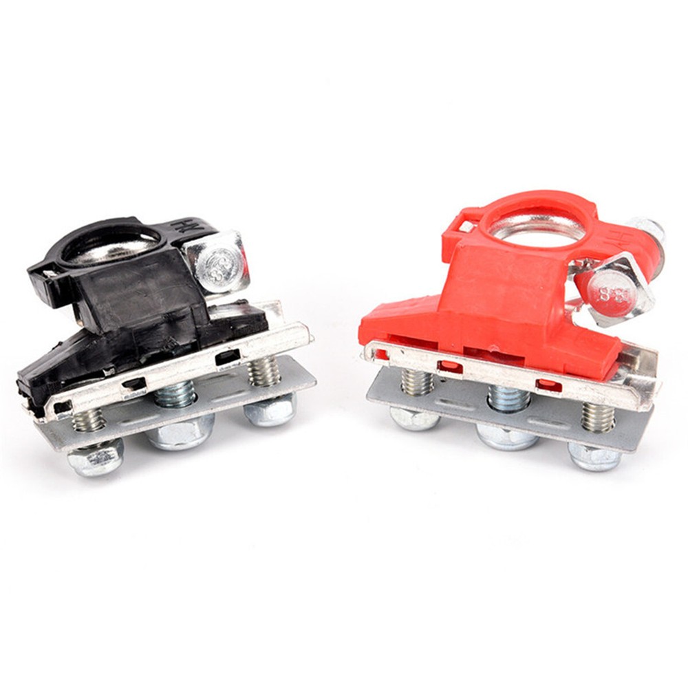 Car Battery Terminal Connectors Quick Release Disconnect Positive Negative 2PCS