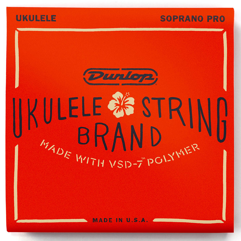 Dunlop DUQ301 VSD-7 Polymer Soprano Pro Ukulele Strings 4-String Set .023-.026