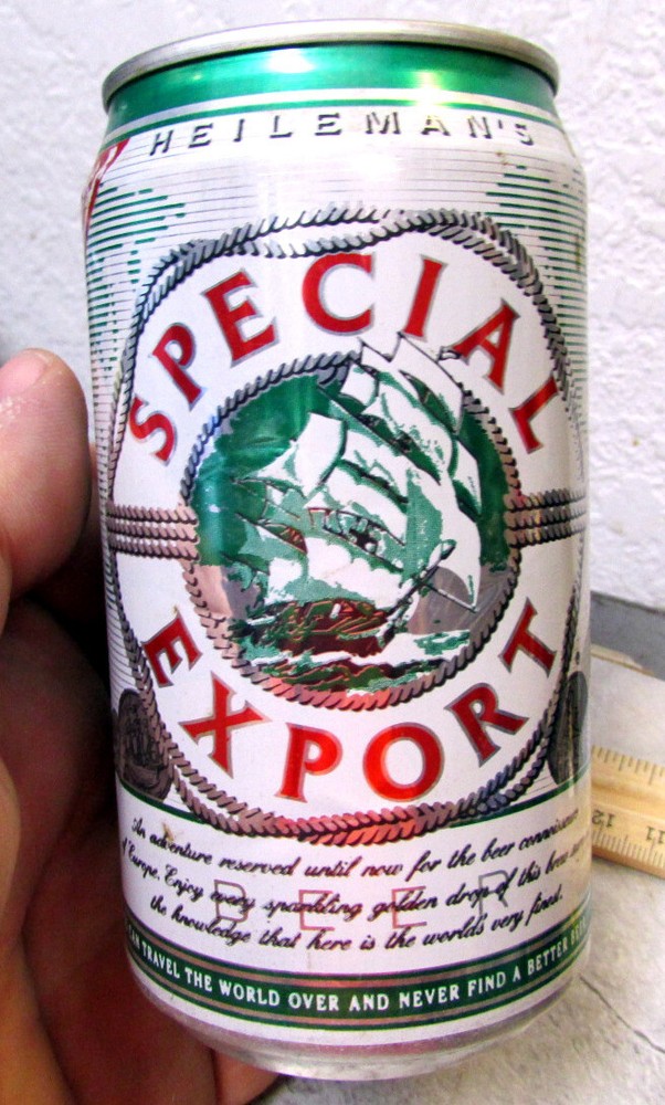 Special Export Heilemans collectors Empty beer can great graphics & colors