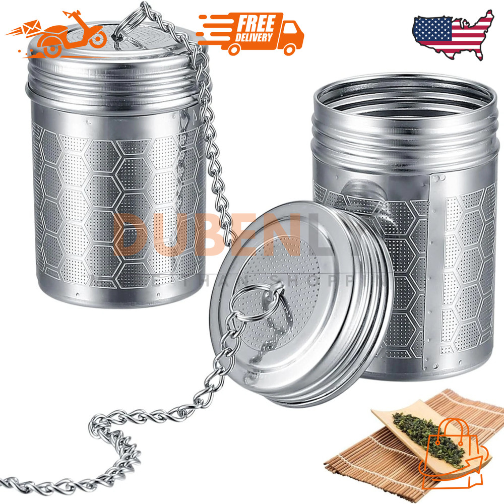 2 Pack Tea Infuser for Loose Tea, Extra Fine Mesh Tea Strainers Teapot Cups