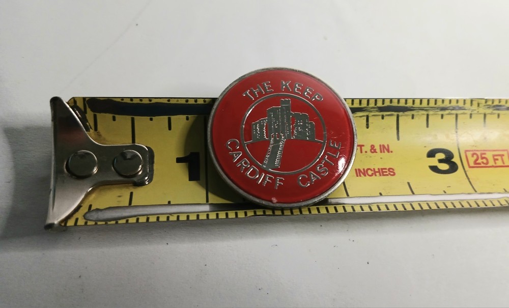 Vtg Cardiff Castle The Keep England Pin!