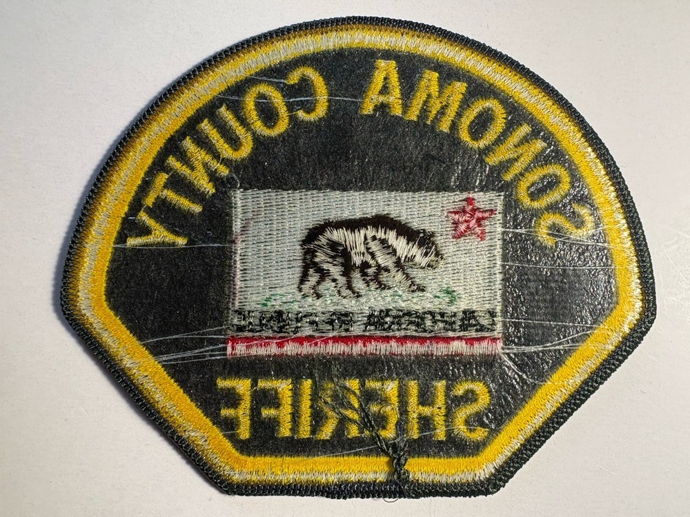 Sonoma County California Sheriff Patch