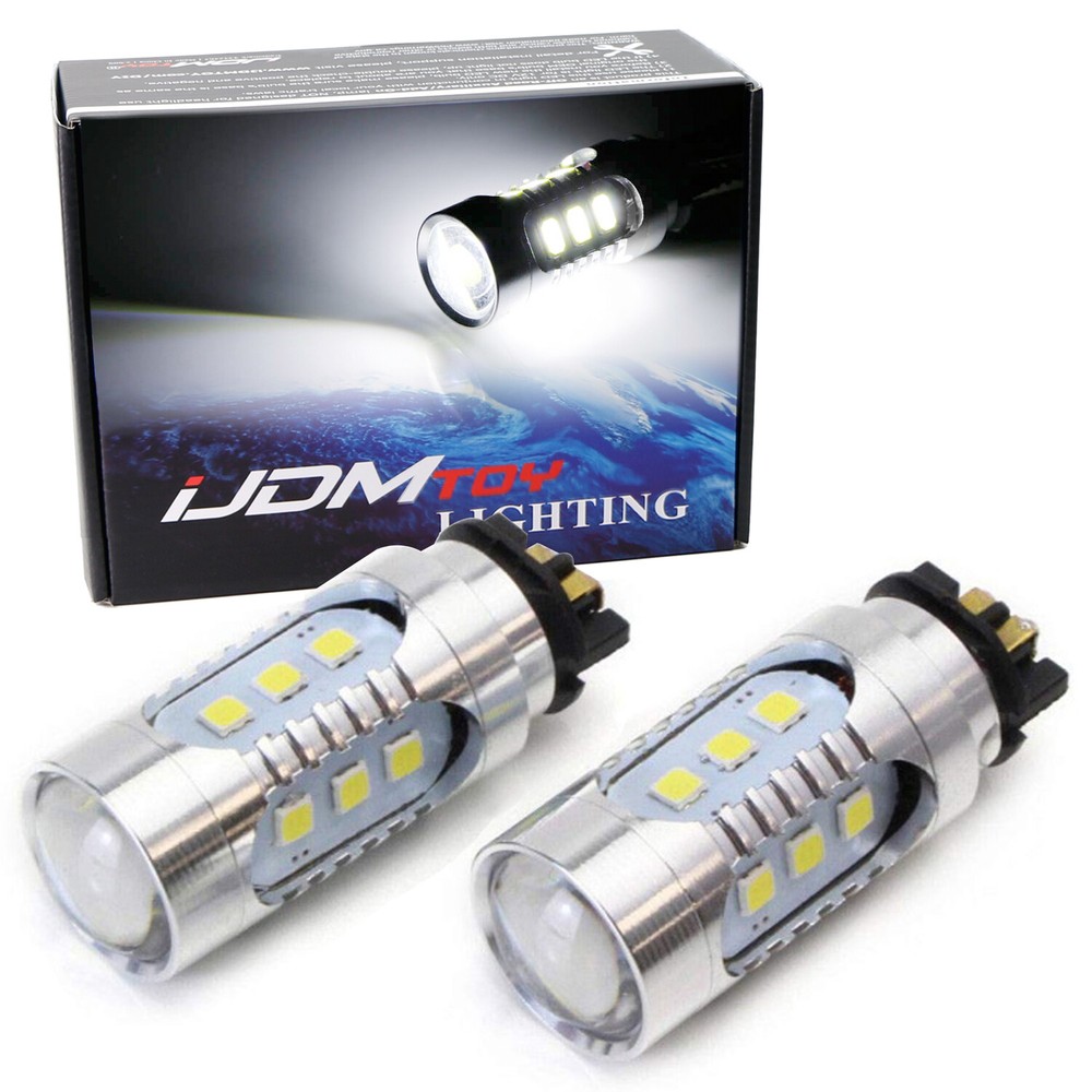 Xenon White Error Free PW24W LED Bulbs For BMW F30 3 Series DRL Daytime Lights