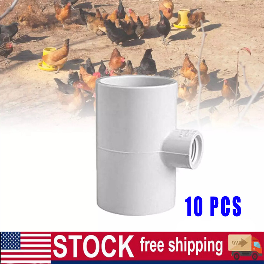three-way Connector For Chicken Waterer Fully Automatic （10pcs）