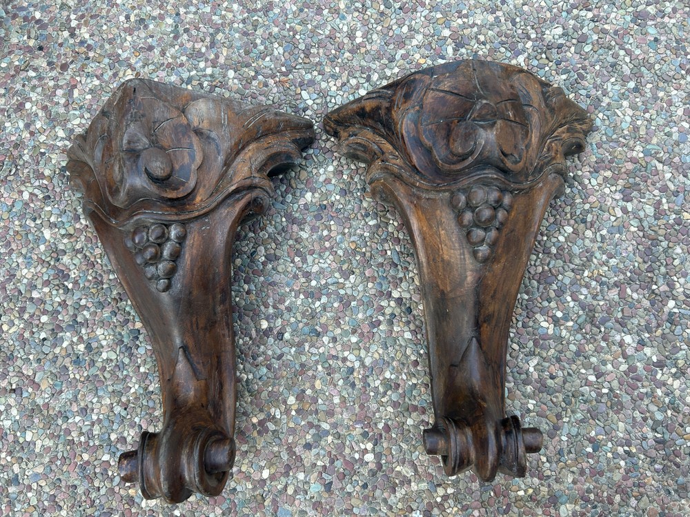 Antique Hand Carved Piano Legs