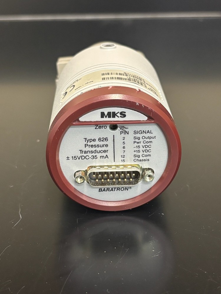 MKS 626D 10 Torr Baratron Absolute Capacitance Manometer