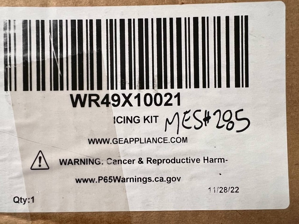 Genuine OEM GE Icing Kit WR49X10021