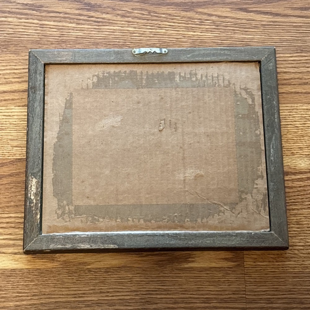 Vintage Bar Advertising Framed Painted Mirror Sign