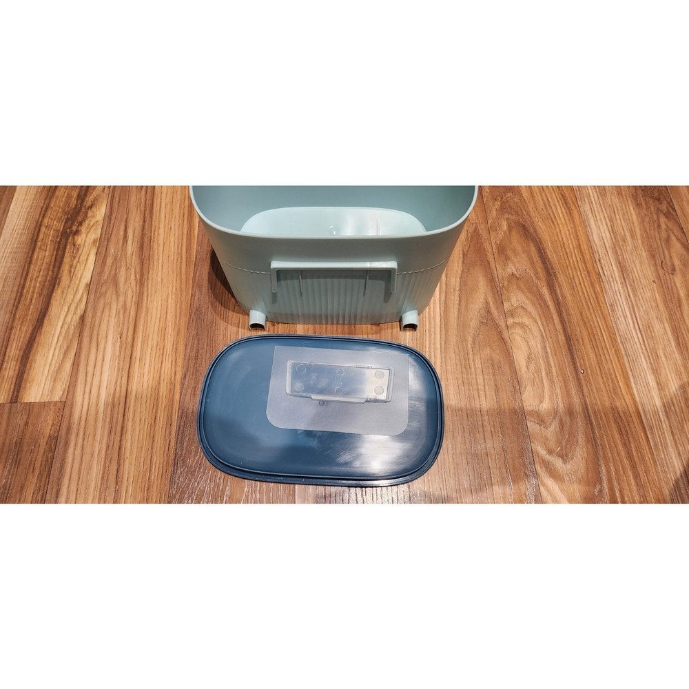 Tissue Box Cover Dispenser – Plastic Rectangular Holder Dustproof Blue