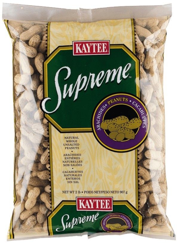 Bird, Kaytee Supreme Peanuts for Small Pets & Birds (2 lbs)