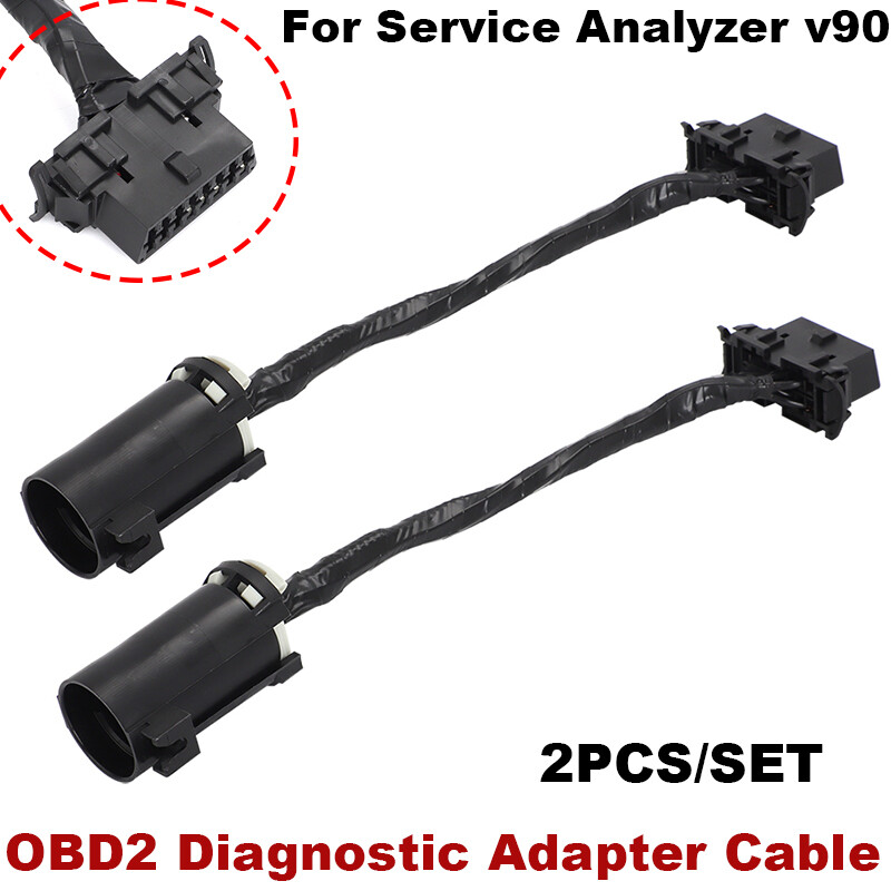 OBD2 Diagnostic Adapter Cable For Service Analyzer v90 with OBD2 Tested working