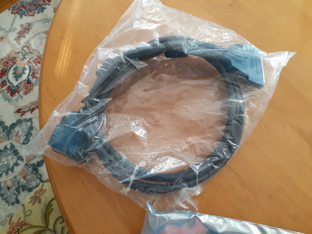 NI PXI6508 module, connector block and cable