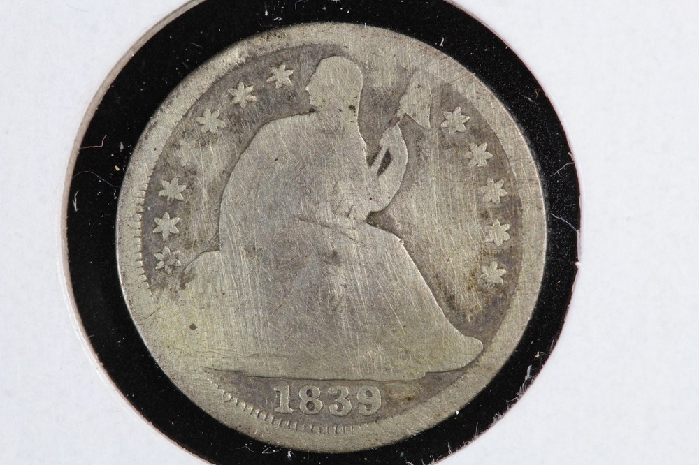 1839 Seated Half Dime No Drapery 4NNN