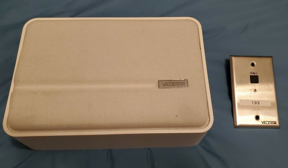 Valcom V-1046 Speaker and V-2971 Call Button