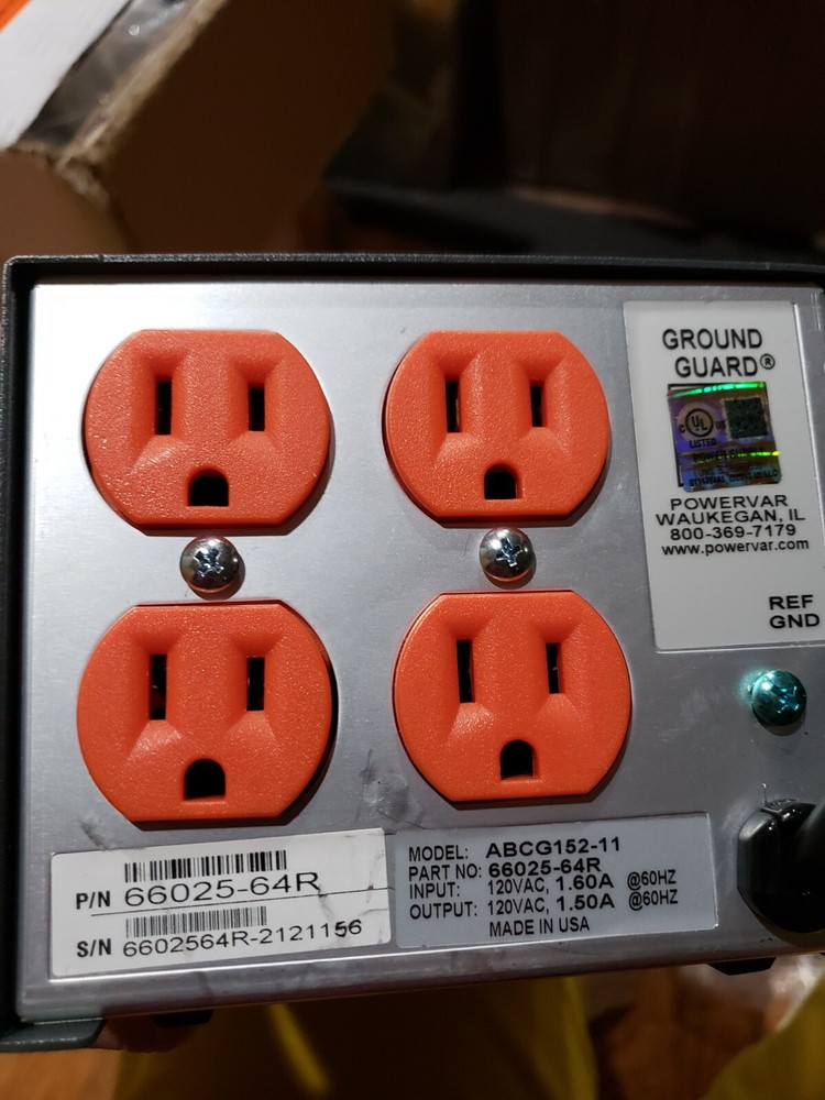 AMETEK POWERVAR ABCG152-11 GROUND GUARD POWER