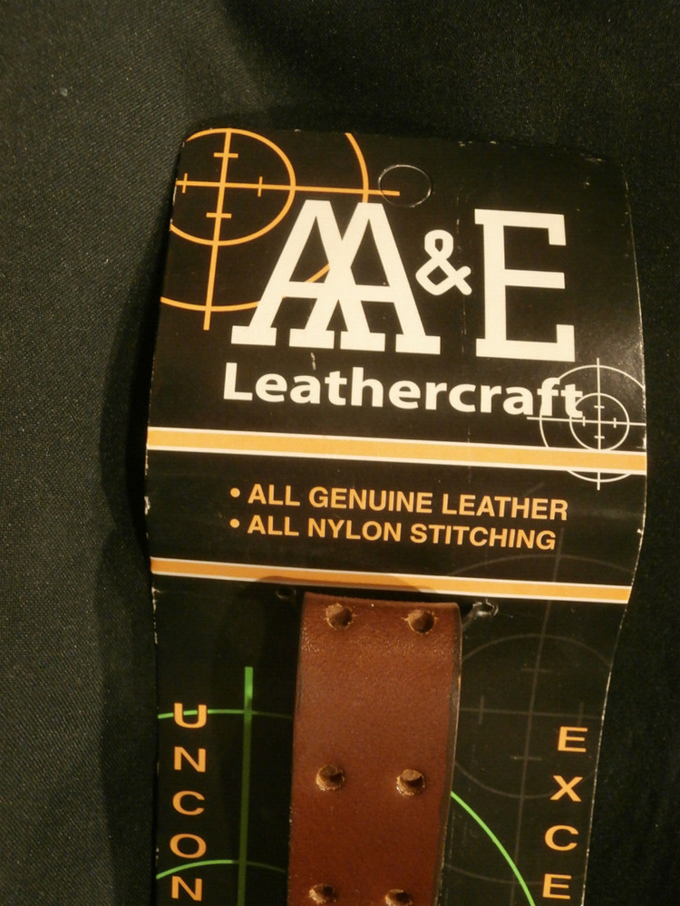 AA&E LEATHER MILITARY SLING 1" NEW!