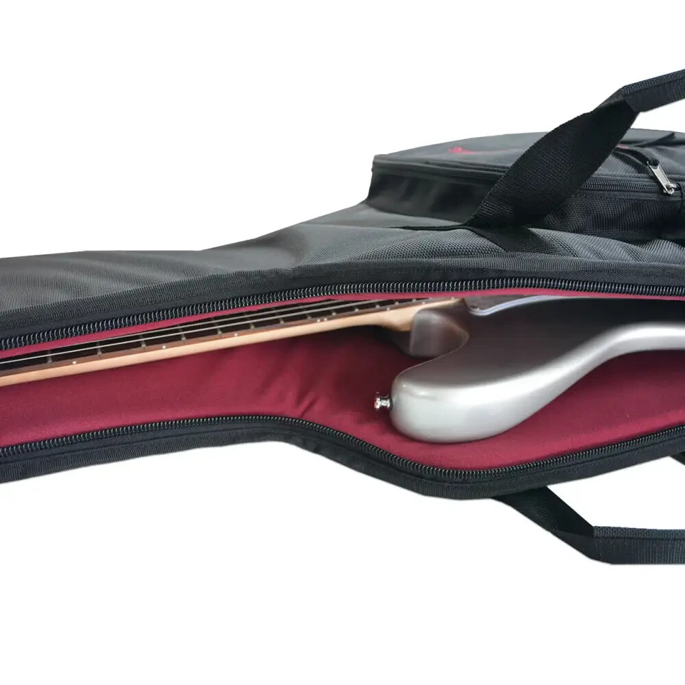 Premium bass guitar case with insulation, Three-layer construction