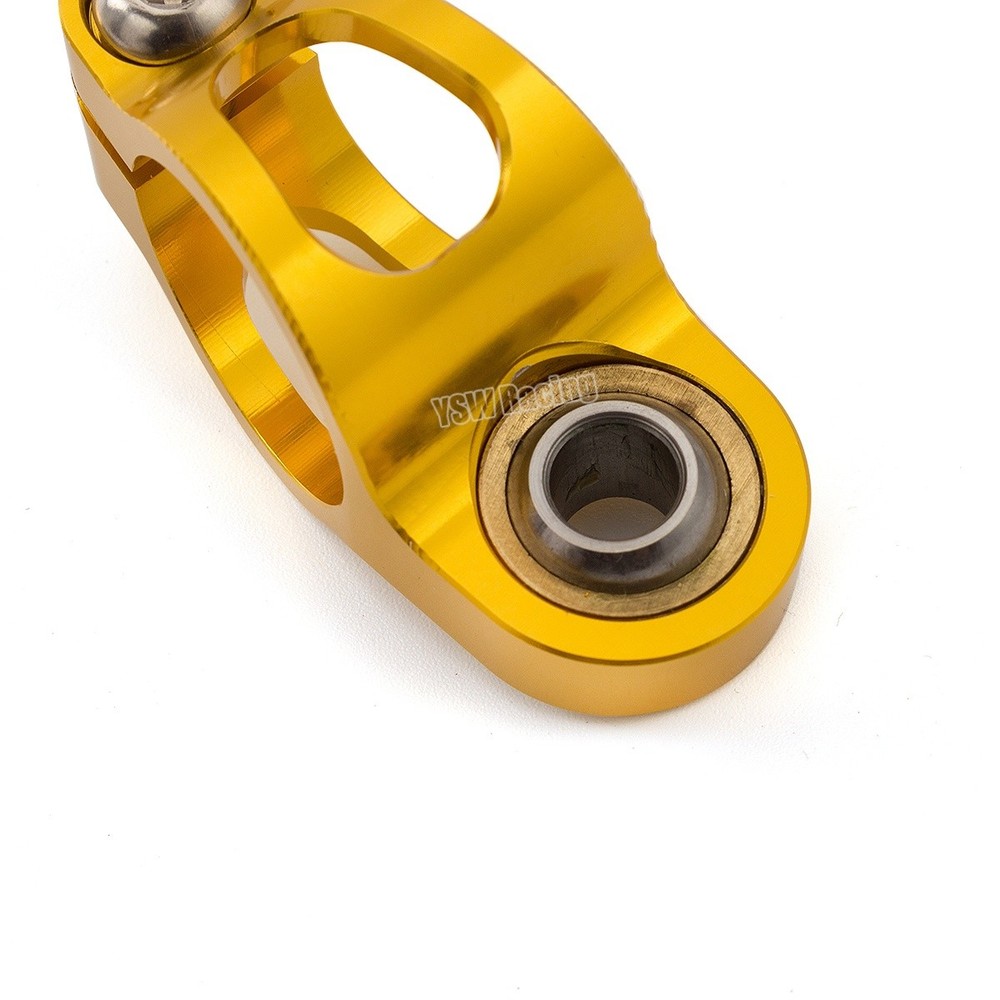 CNC Gold Steering Damper Motorcycle Stabilizer Linear Reversed Safe Control US