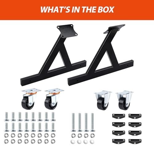 LS Engine Stand Cradle for V8 Engines - 2 PCS Rolling Storage with Swivel Caster