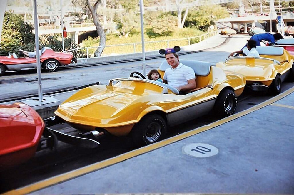 Vintage Disneyland Autopia Car Stickers