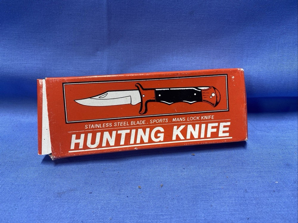 vintage folding hunting knife