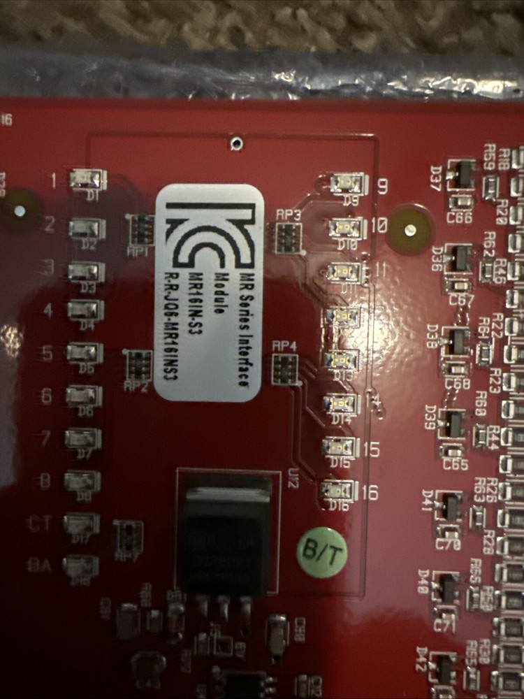 Genetec Mercury MR16In-S3 Input Module 16 INPUTS Interface