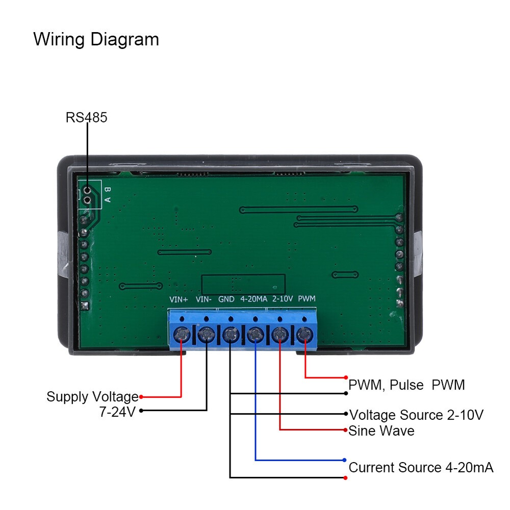 PWM Pulse Adjustable Module Sine 4-20mA Generator Without RS485