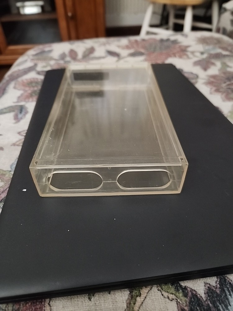 VHS Clear Plastic Cases Bottom Loader Sleeve Protective Case