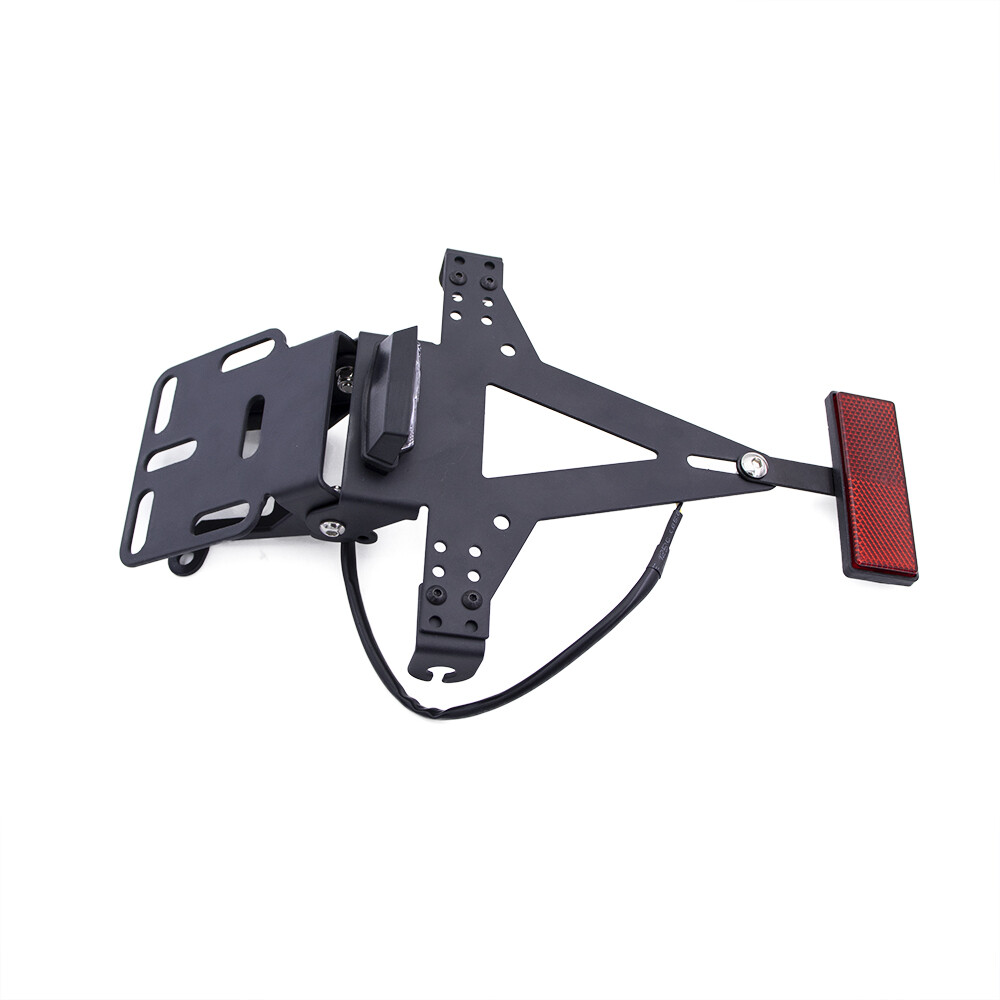 Motorcycle Adjustable Angle License Number Plate Frame Holder Bracket For Yamaha