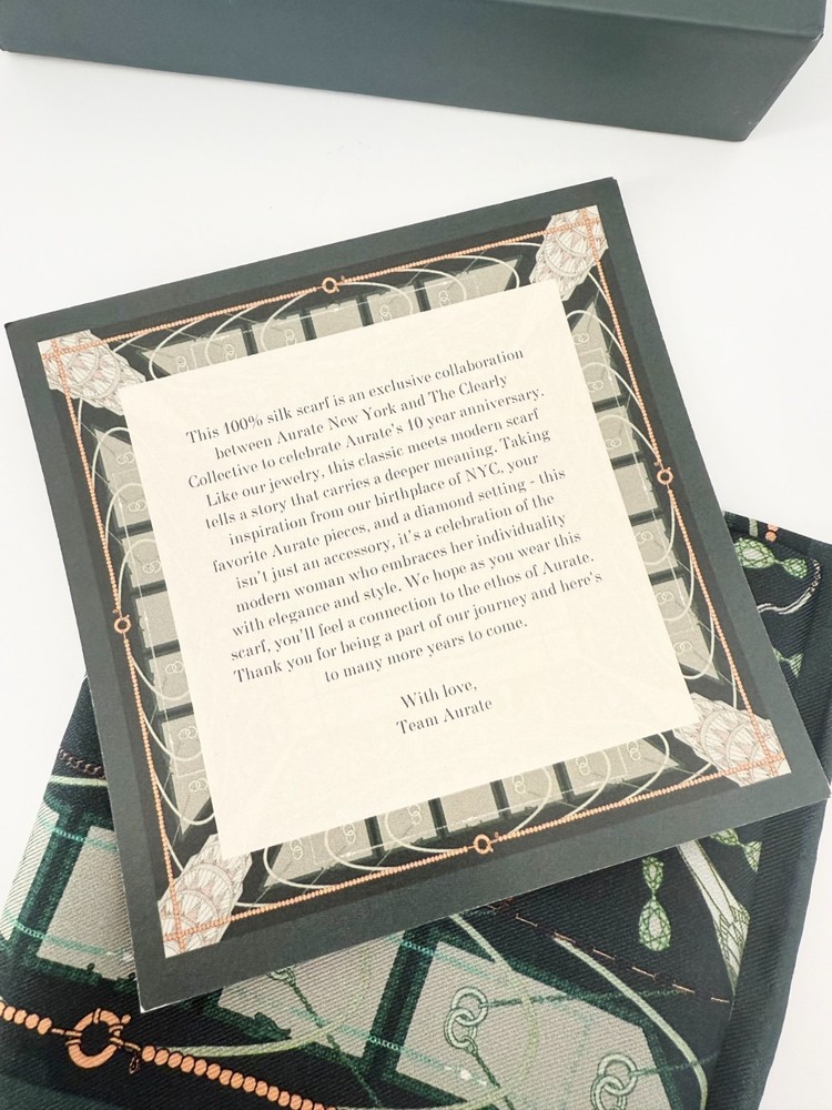 AURATE 100% Silk Scarf