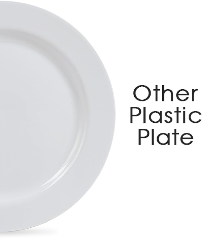 6 Inch Disposable postable Small Paper Plates, Recycled