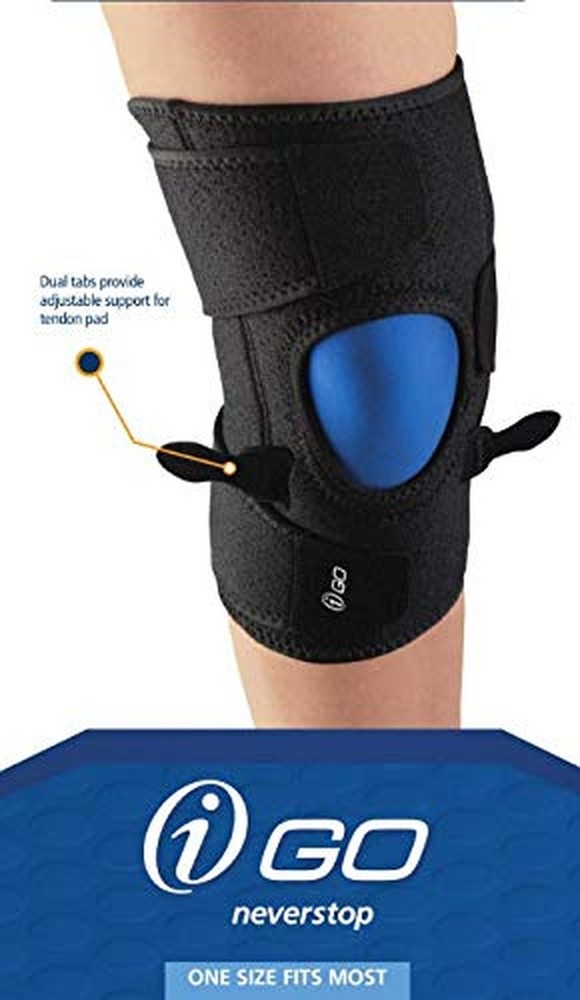 iGO i-94100 Wraparound Knee Support, One Size