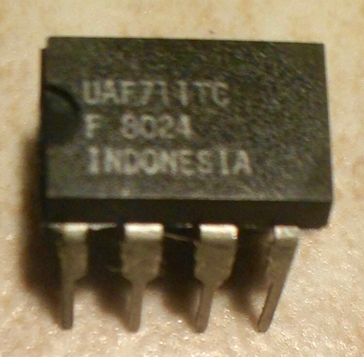 Fairchild UAF711TC UA711 LM711 Dual Difference Comparator - NOS