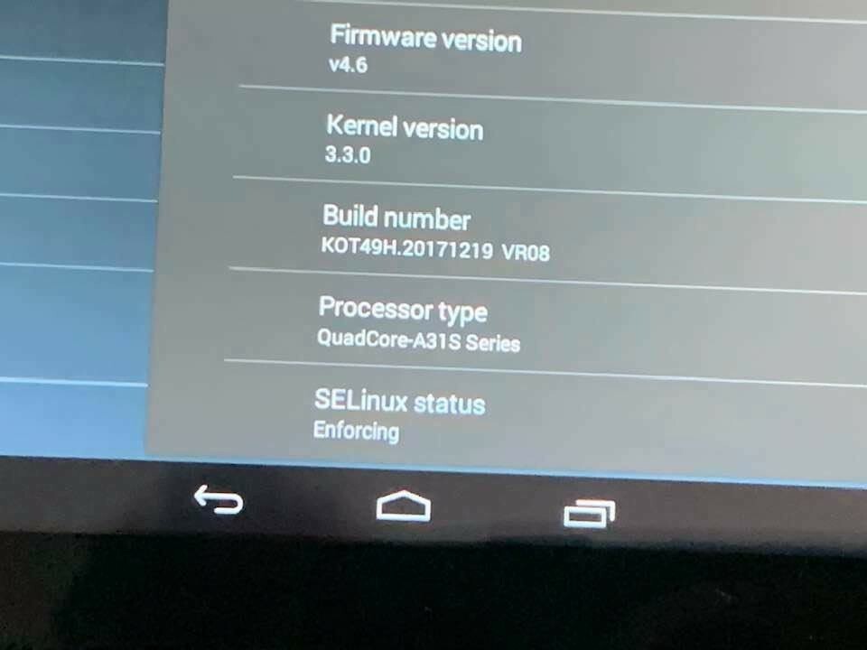 RAND MCNALLY ANDROID 4.4.2 TABLET A31s QUAD CORE PROCESSOR