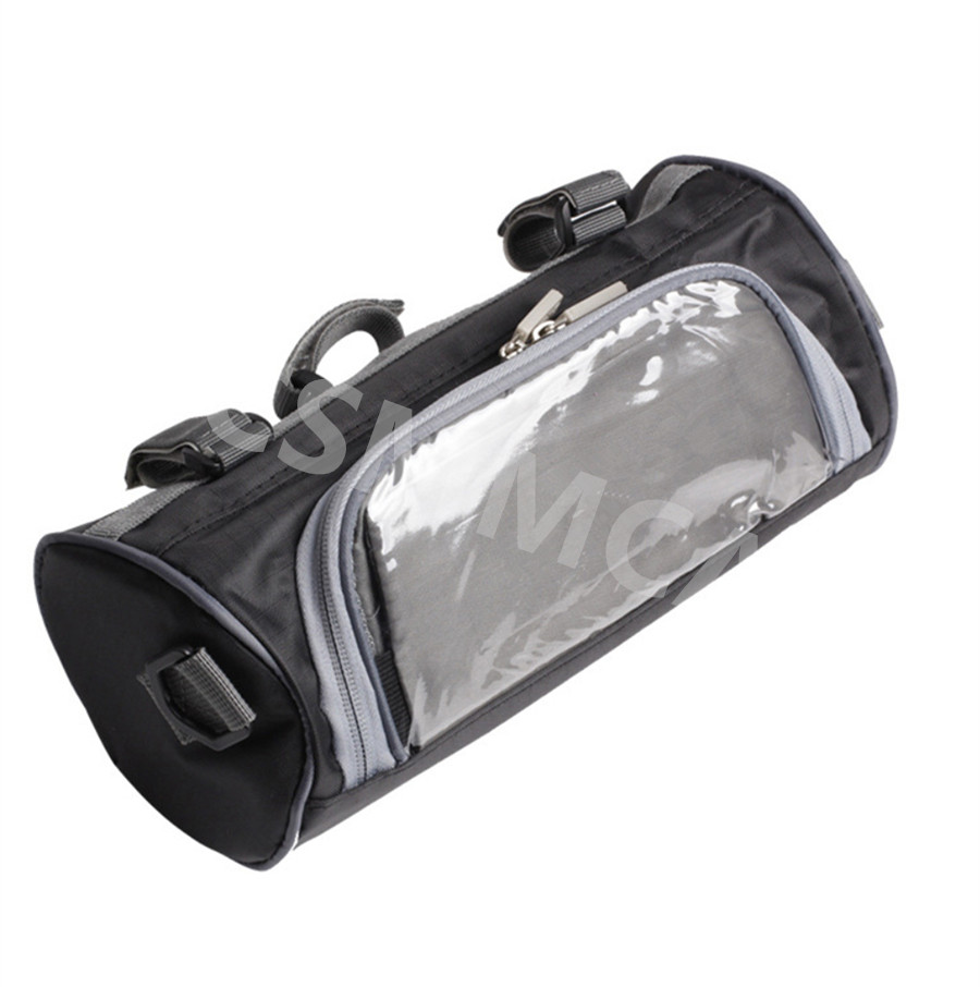 Motorcycle Handlebar Storage Bag Front Fork Pouch Smartphone Pocket Waterproof