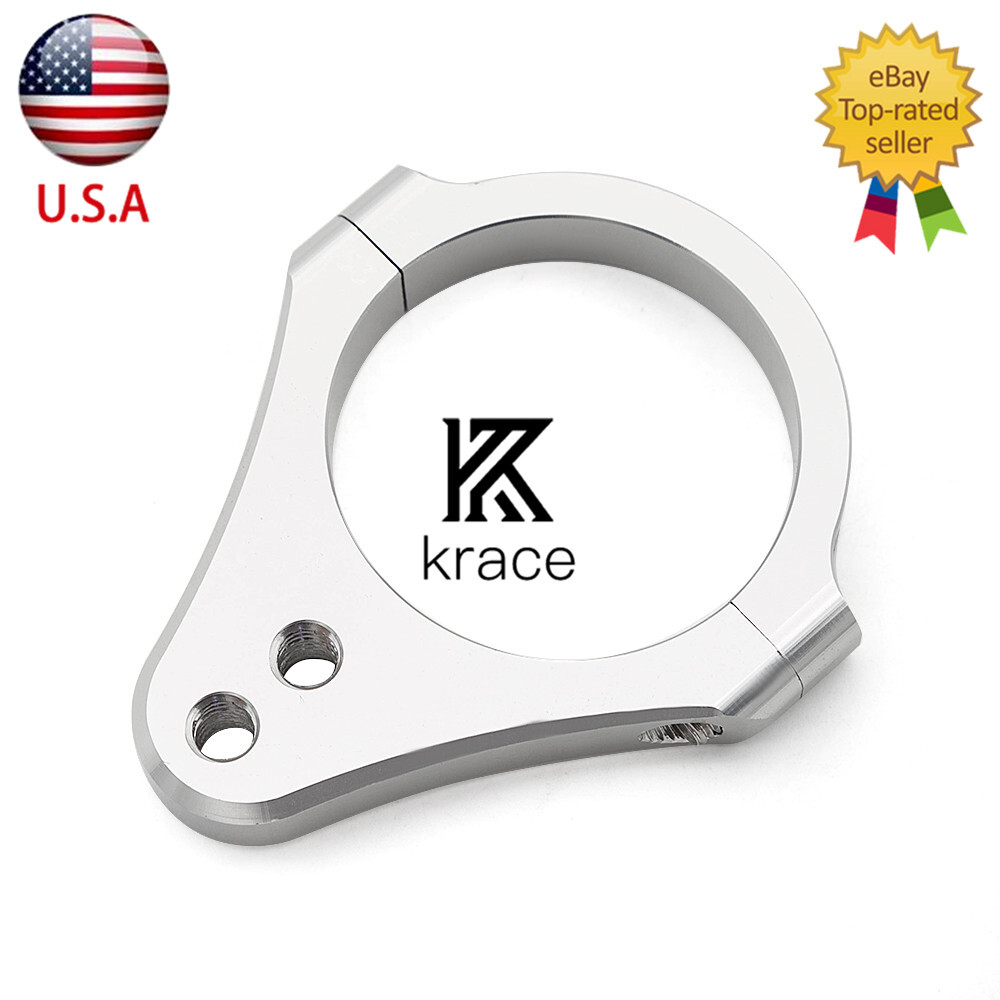 43mm Universal Motorcycle CNC Steering Damper Fork Frame Mount Clamp Bracket USA