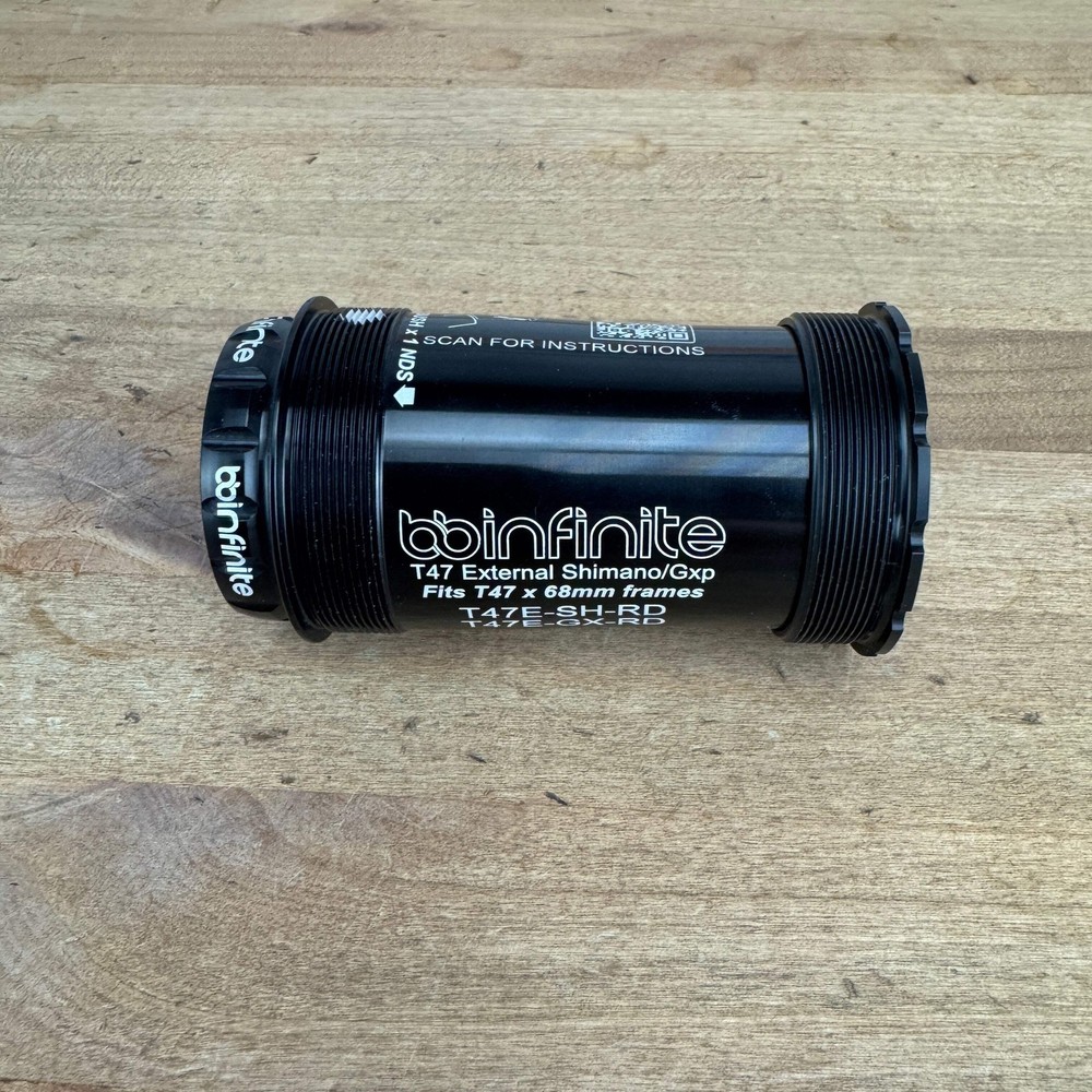 New! BBInfinite Threadfit T47a for Factor Bottom Bracket fits Shimano 24mm 98g