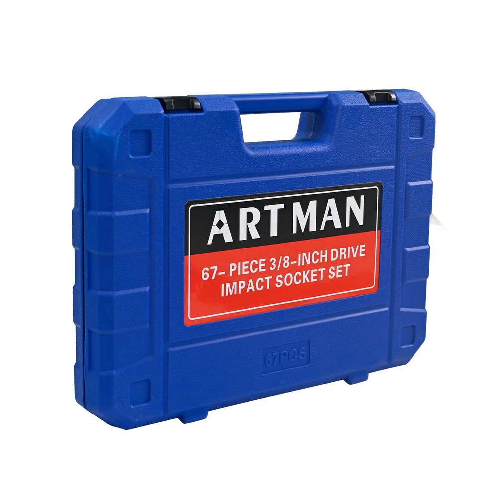 67-Piece Professional Air Tool&Accessories Kit,Durable Steel Pneumatic Tools Set