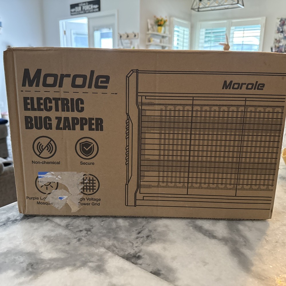 MOROLE Electric Bug Zapper New In Box Summer Outdoors Backyard